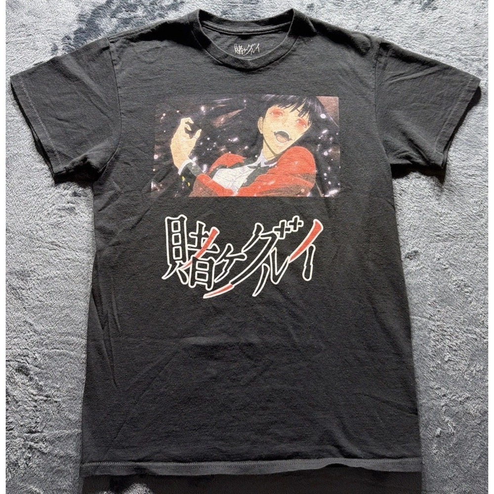 Kakegurui Gambler Excited Yumeko Jabami Authentic Anime T-Shirt Sz. Medium